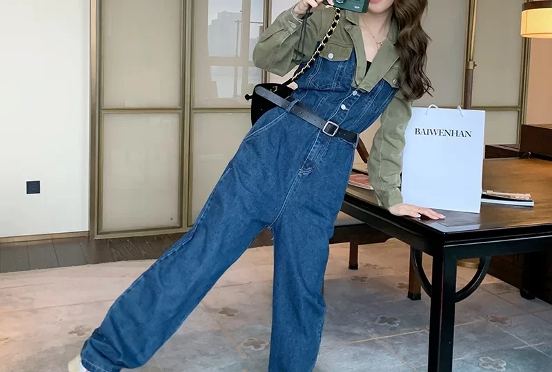 denim jumpsuit women